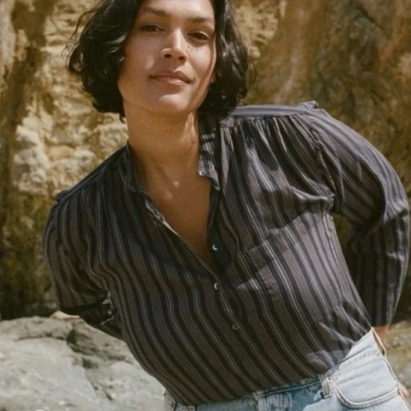 Doen Oakley Top in Sorrento Stripe - Picture 12 of 12